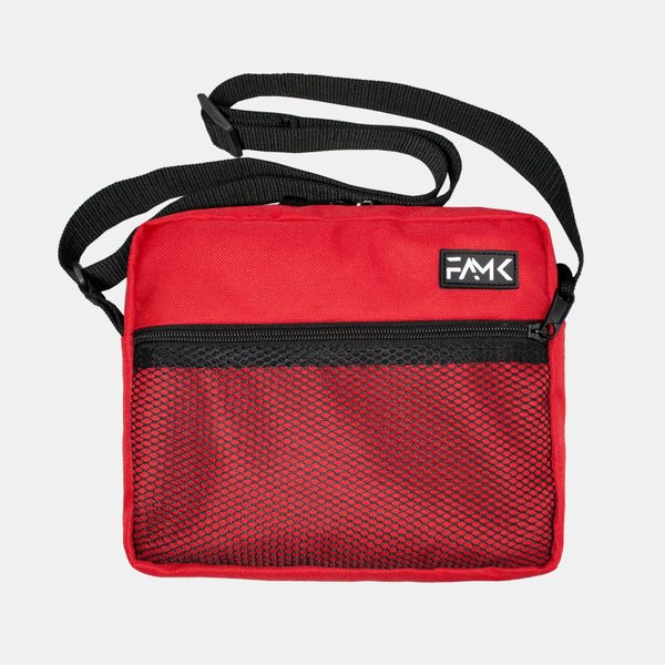 Сумка через плече Famk SMR3 червона (2 внутрішні кишені) 1024_1 фото